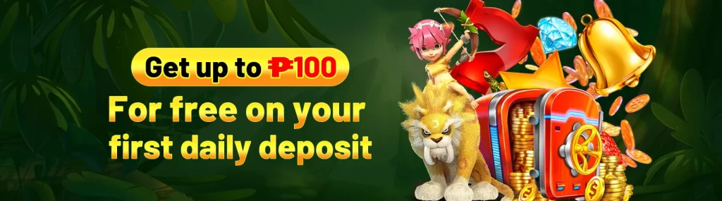 bet100 daily free rewards promotion available through app download and regular login on online casino platform