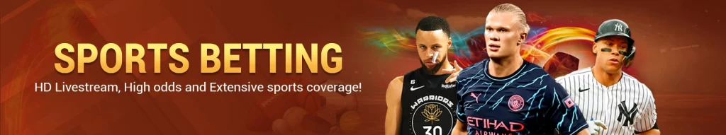 bet100 sports platform displaying live betting games, updated odds, and seamless navigation for online casino users